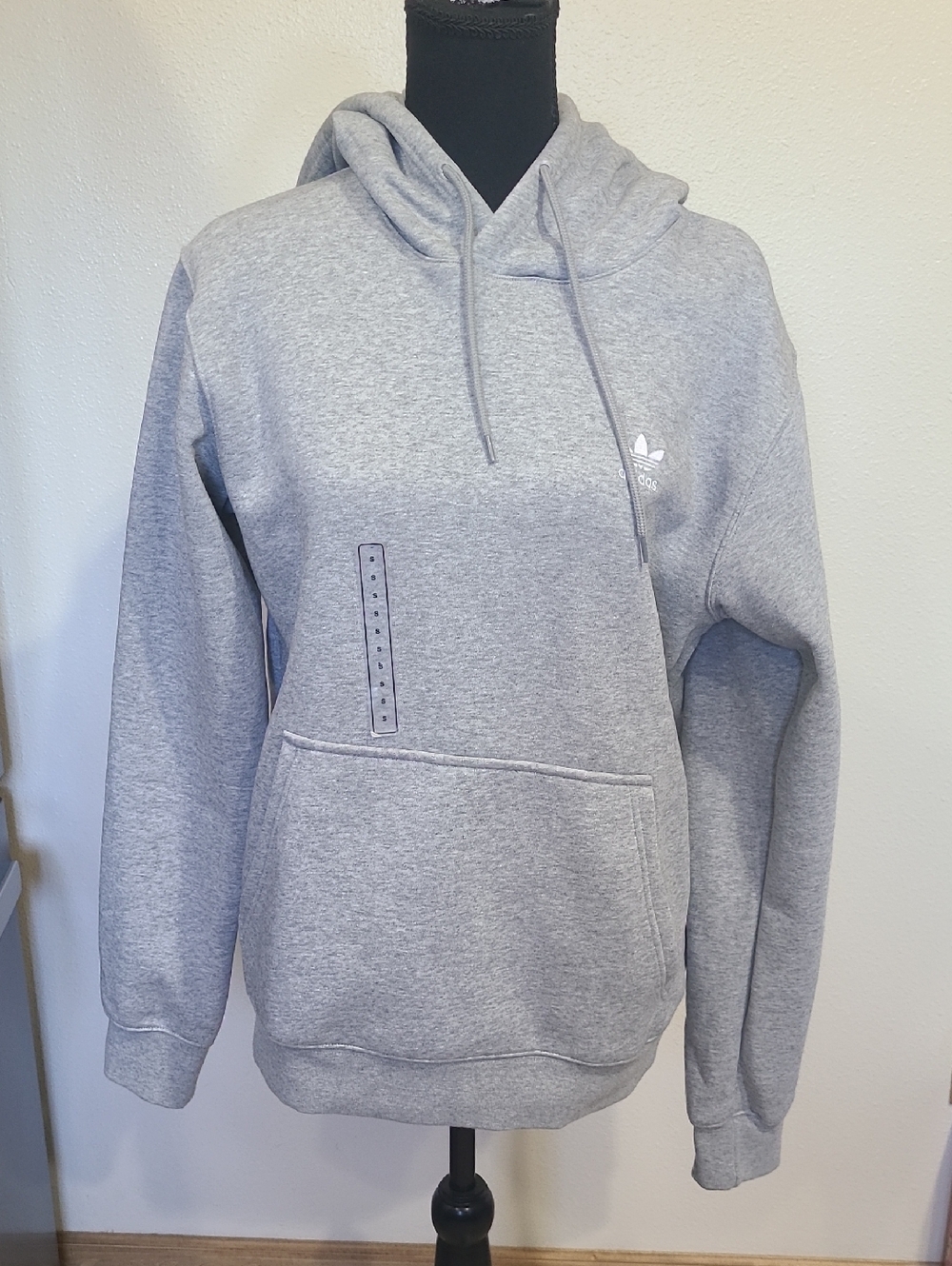Adidas Light Gray Pullover Hoodie NWT